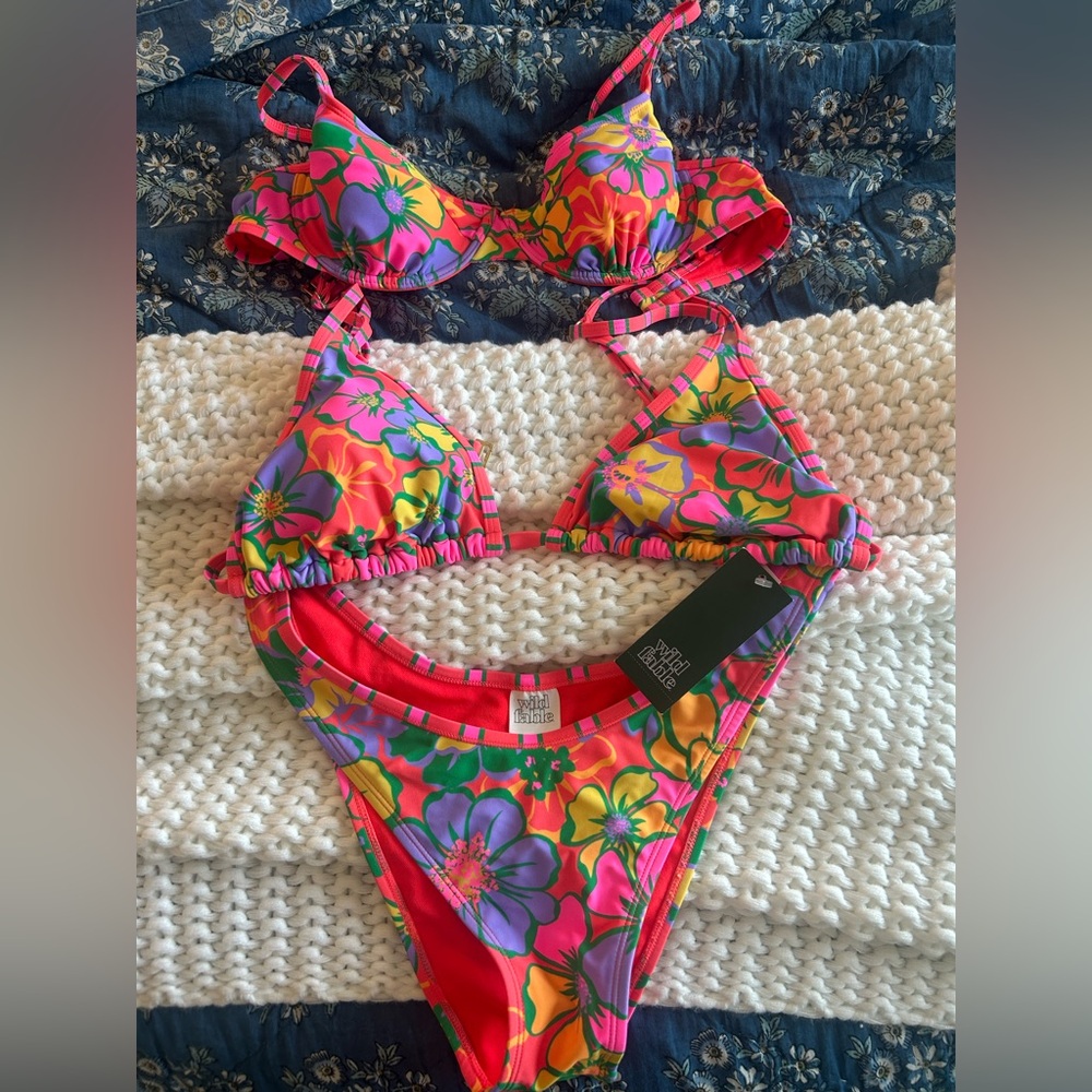Colorful Floral Bikini Set